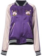G.v.g.v. 'satin Souvenir' Jacket, Women's, Size: 36, Pink/purple, Silk/acrylic/nylon/wool