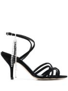 Magda Butrym Embellished Mid-heel Sandals - Black