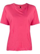 Unravel Project Distressed Effect T-shirt - Pink