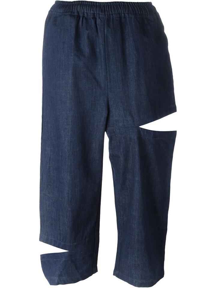 Pam Perks And Mini Release Denim Trousers, Women's, Size: S, Blue, Cotton