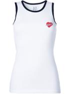 Zoe Karssen I Love Bikers Top, Size: Xs, White, Cotton/modal