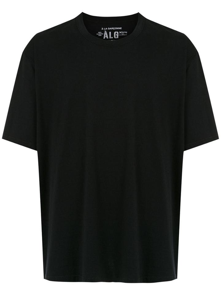 À La Garçonne Camiseta Lisa Oversizd - Black