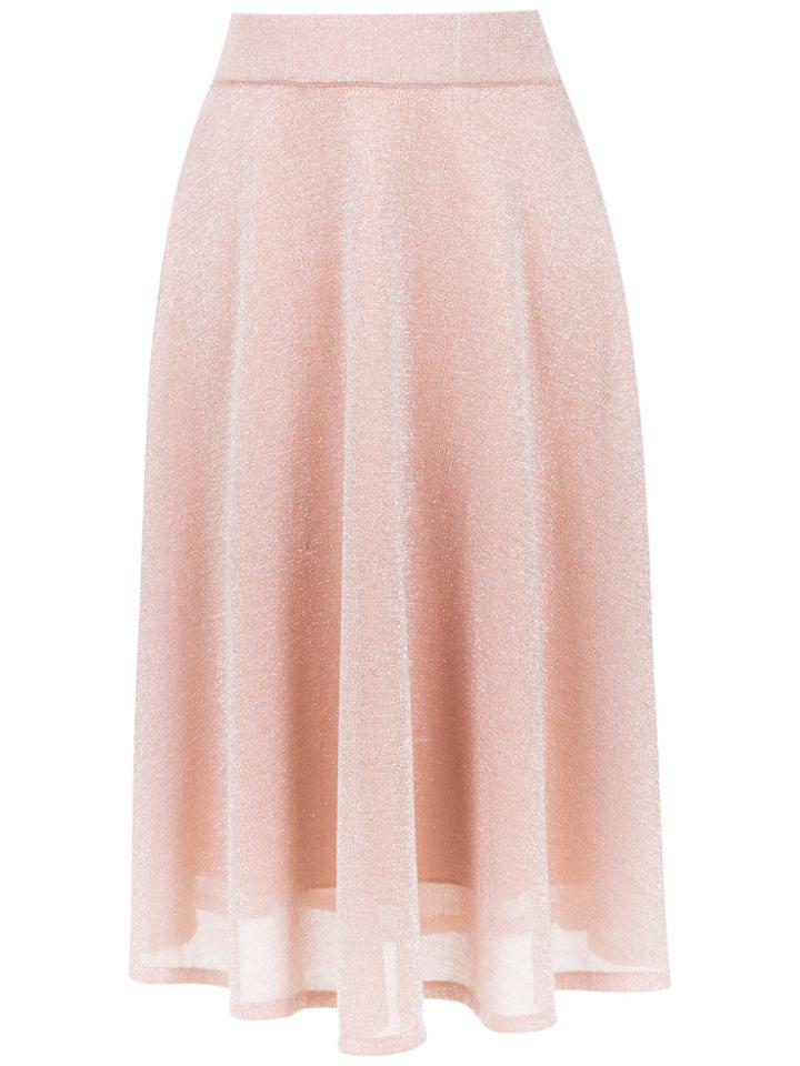 Cecilia Prado Sáli Midi Knit Skirt - Pink & Purple