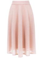 Cecilia Prado Sáli Midi Knit Skirt - Pink & Purple