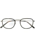 Oliver Peoples Square-frame Glasses - Brown