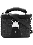 Mcm Studded Tote Bag - Black