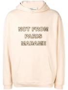 Drôle De Monsieur Nfpm Print Hoodie - Neutrals
