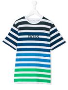 Boss Hugo Boss Striped T-shirt, Boy's, Size: 16 Yrs, Blue