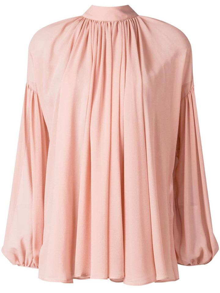 Stella Mccartney Long-sleeve Flared Blouse - Pink & Purple