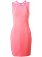 Versace Jeans - Double Strap Dress - Women - Polyester/spandex/elastane - 44, Pink/purple, Polyester/spandex/elastane