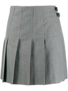 Msgm Pleated Skirt - Grey