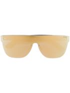Retrosuperfuture - Screen Flat Top Sunglasses - Unisex - Acetate - 57, Grey, Acetate