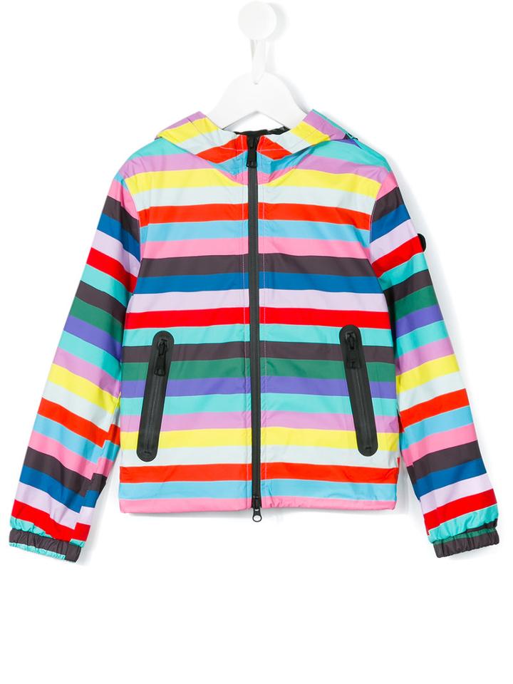 Ai Riders On The Storm (blue) Kids - Striped Jacket - Kids - Polyester - 8 Yrs