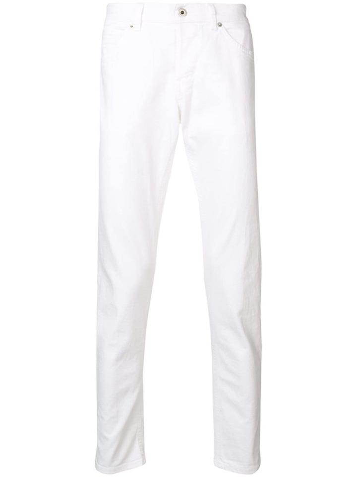 Dondup Straight Leg Trousers - White