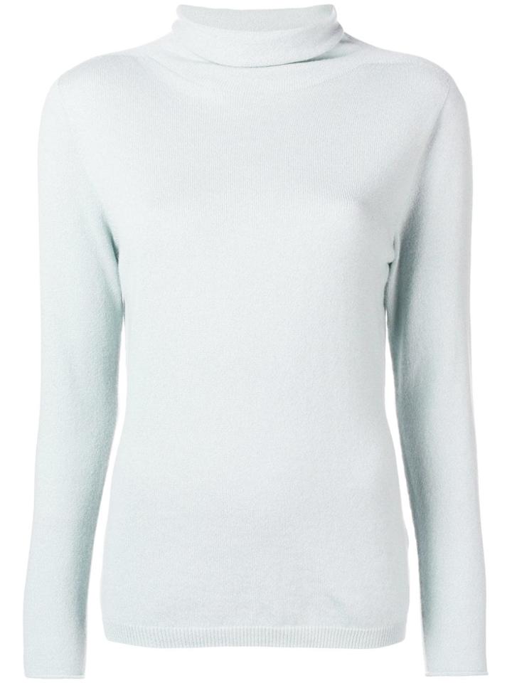 Peserico Roll Neck Sweater - Blue
