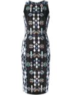Peter Pilotto Kia Dress, Women's, Size: 8, Black, Polyester/spandex/elastane/viscose