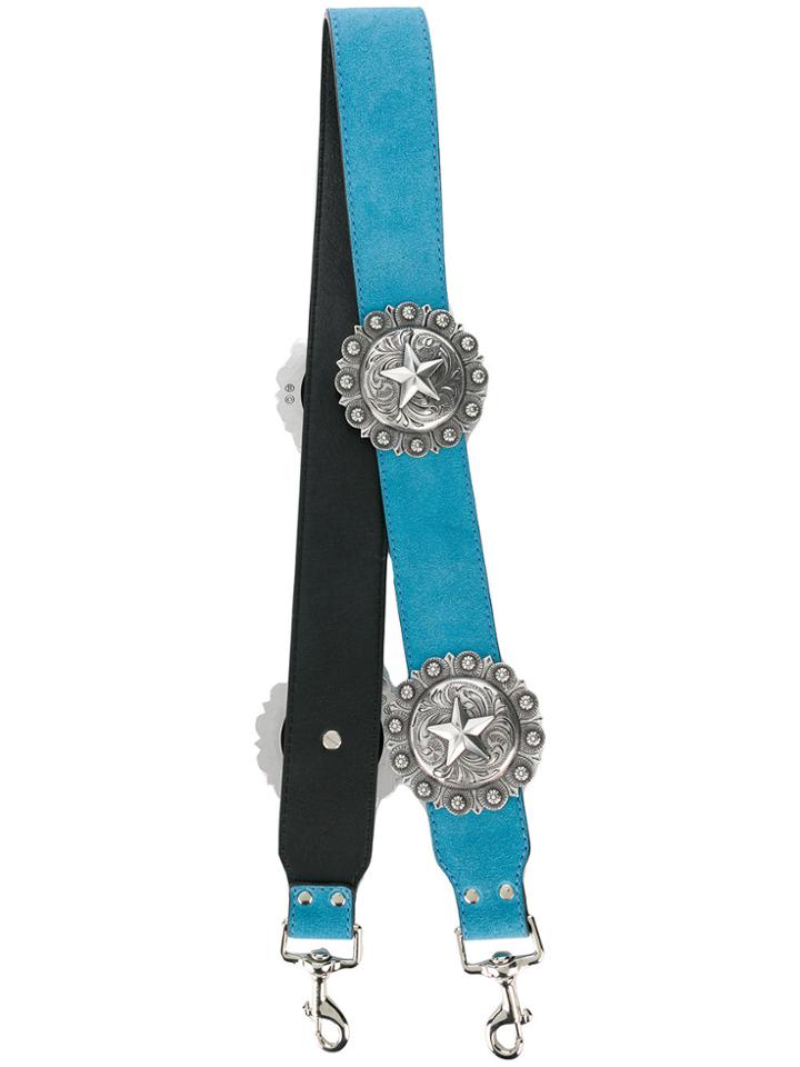 Kate Cate Star Plaque Bag Strap - Blue