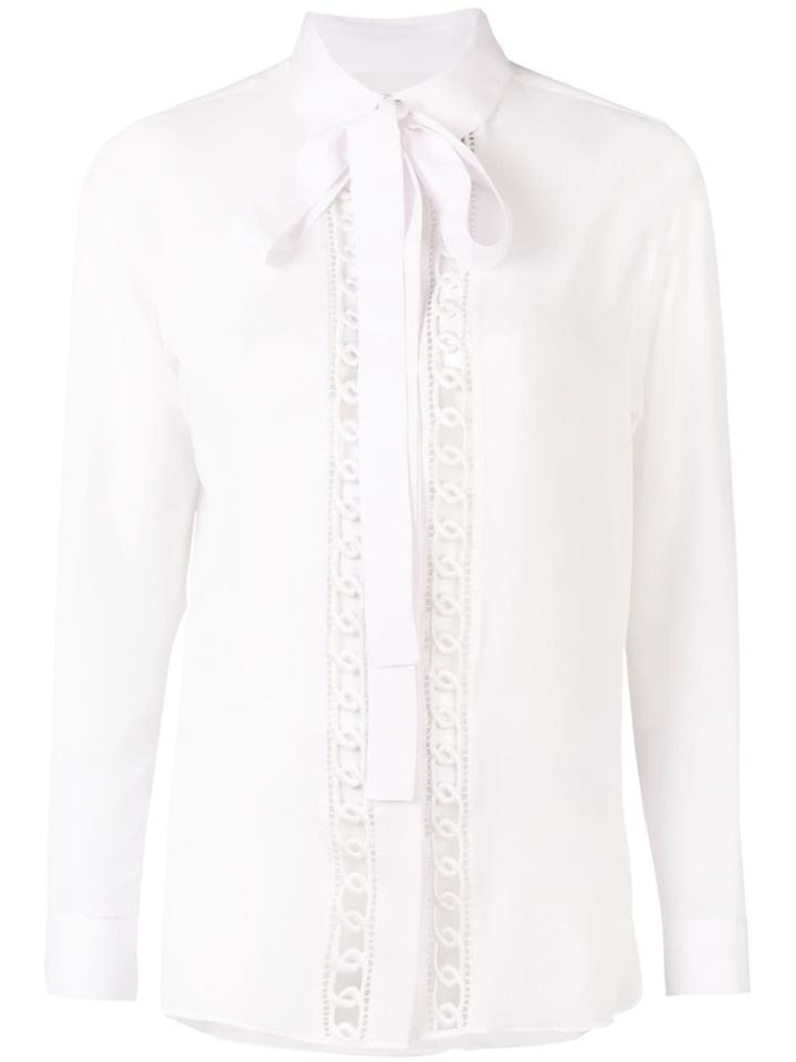 Elie Saab Scarf Neck Blouse - White