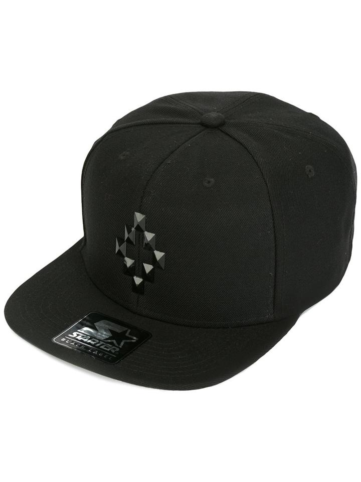 Marcelo Burlon County Of Milan Studded Snapback, Men's, Black, Acrylic/wool