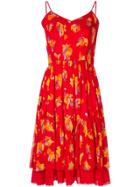 Christian Dior Pre-owned Floral Flared Dress