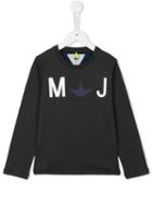 Macchia J Kids Logo Print T-shirt, Boy's, Size: 6 Yrs, Grey