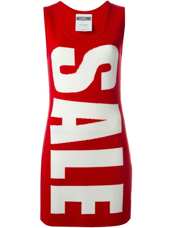 Moschino Sale Knit Mini Dress