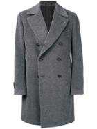 Tagliatore Double Breasted Overcoat - Grey