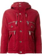 Dsquared2 Padded Jacket, Women's, Size: 44, Red, Polyester/polyamide/feather Down