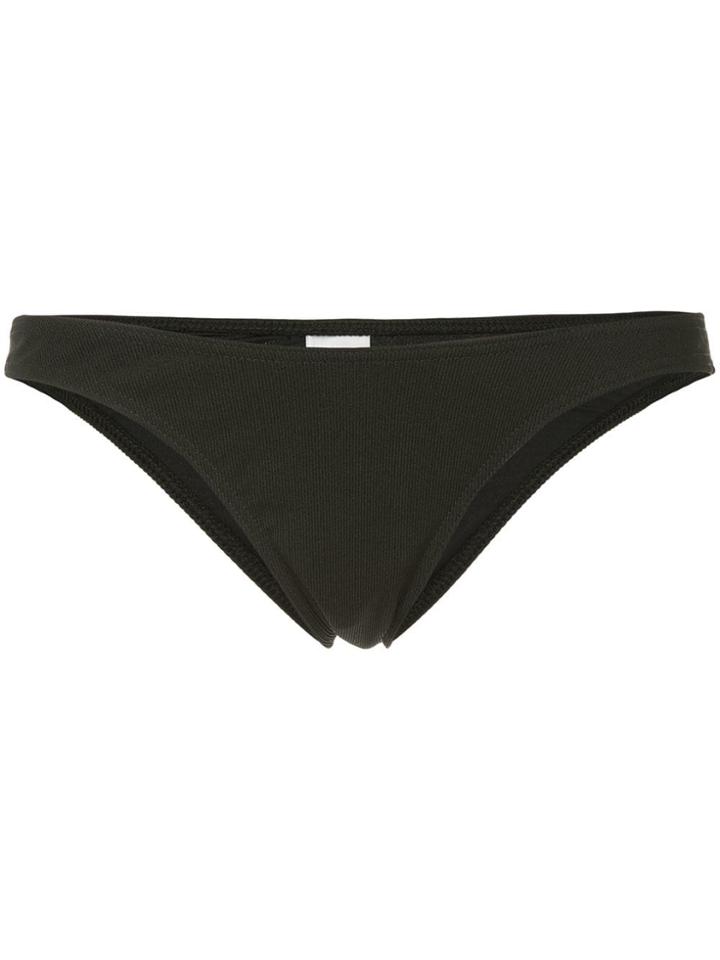 Suboo High Cut Bikini Bottoms - Black