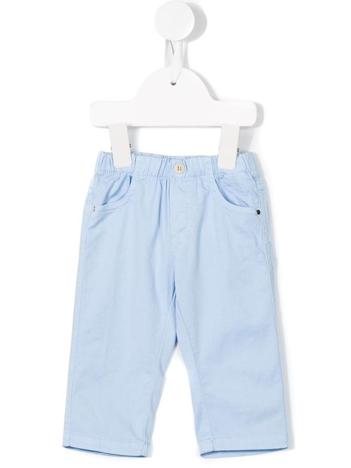 Il Gufo - Classic Chinos - Kids - Cotton/spandex/elastane - 12 Mth, Blue