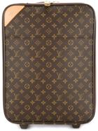 Louis Vuitton Vintage Pegase 45 Monogram Travel Carry Bag - Brown