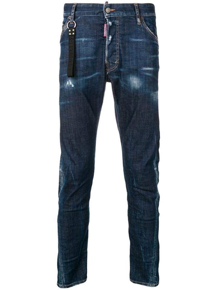 Dsquared2 Low Rise Regular Jeans - Blue