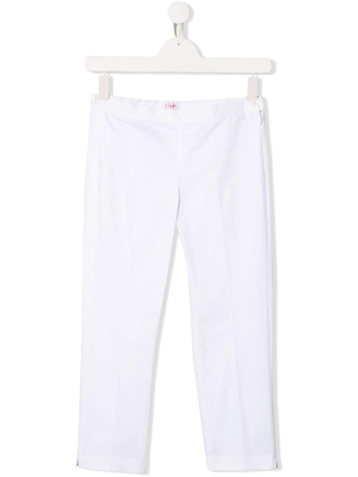 Il Gufo Slim-fit Tailored Trousers - White