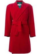 Jean Paul Gaultier Vintage Belted Double Breasted Coat - Red