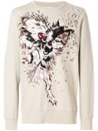 Ih Nom Uh Nit Wolf Sweatshirt - Nude & Neutrals