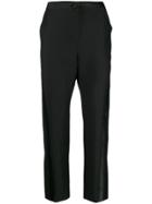 Lanvin Cropped Slim-fit Tailored Trousers - Black