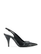 Casadei Stiletto Slingback Shoes - Black