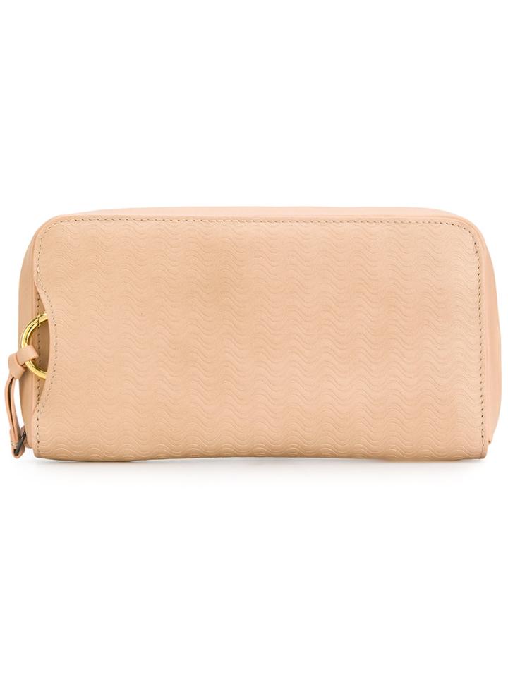 Zanellato Wave Embossed Wallet - Nude & Neutrals