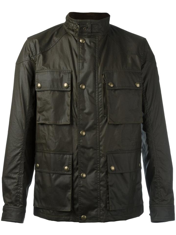 Belstaff - Trialmaster Wax Jacket - Men - Cotton/viscose - 52, Brown, Cotton/viscose