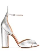 Francesco Russo Textured Sandals - Metallic