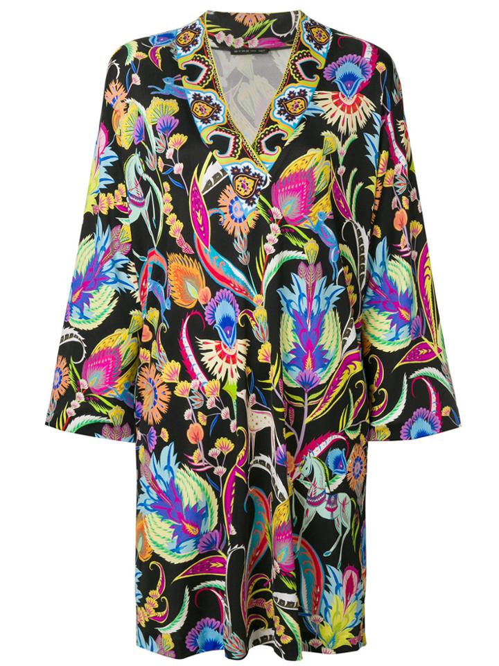 Etro Tropical Print Dress - Multicolour