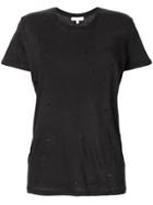 Iro Distressed Detail T-shirt - Black