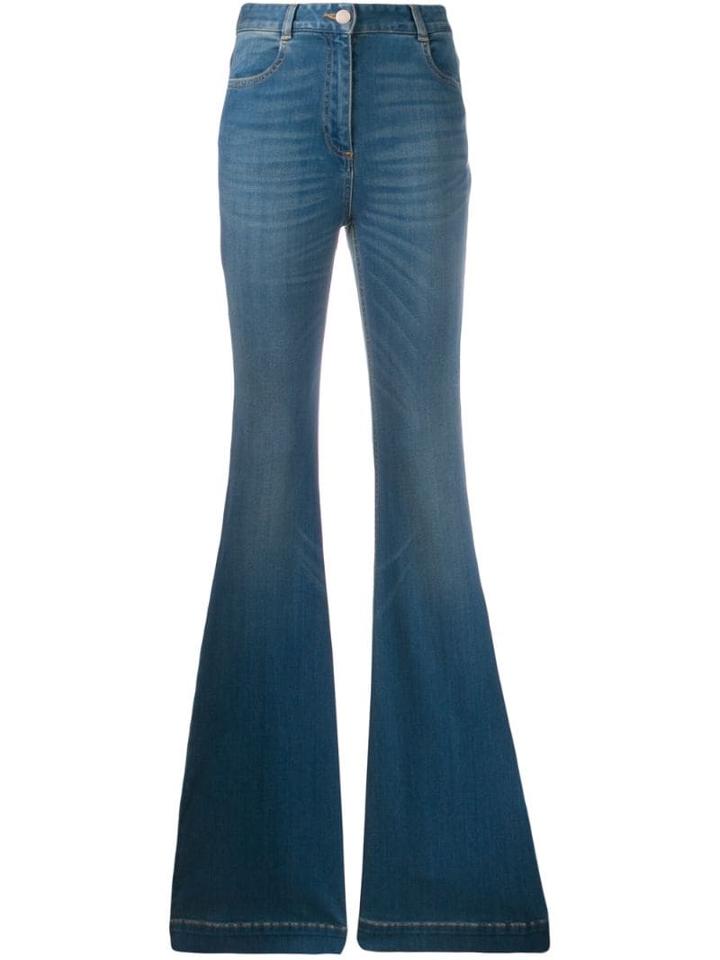 Pt05 Whitney Bell-bottom Jeans - Blue