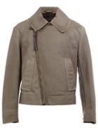Lanvin Asymmetrical Flight Jacket