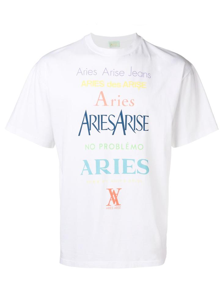 Aries Perfume Logo T-shirt - White