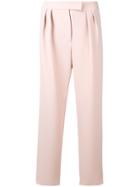 Emporio Armani Pleated Detail Trousers - Pink