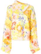 Pringle Of Scotland Printed Floral Guernsey Jumper - Multicolour