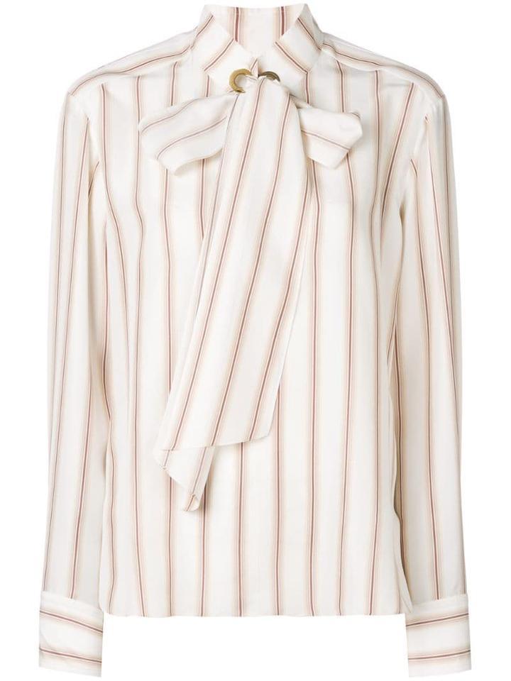 Chloé Striped Print Shirt - White