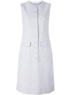 Givenchy Vintage Floral Jacquard Dress - Blue