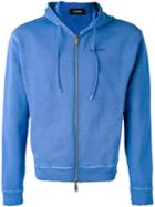 Chest Logo Hoodie - Men - Cotton/spandex/elastane - Xl, Blue, Cotton/spandex/elastane, Dsquared2